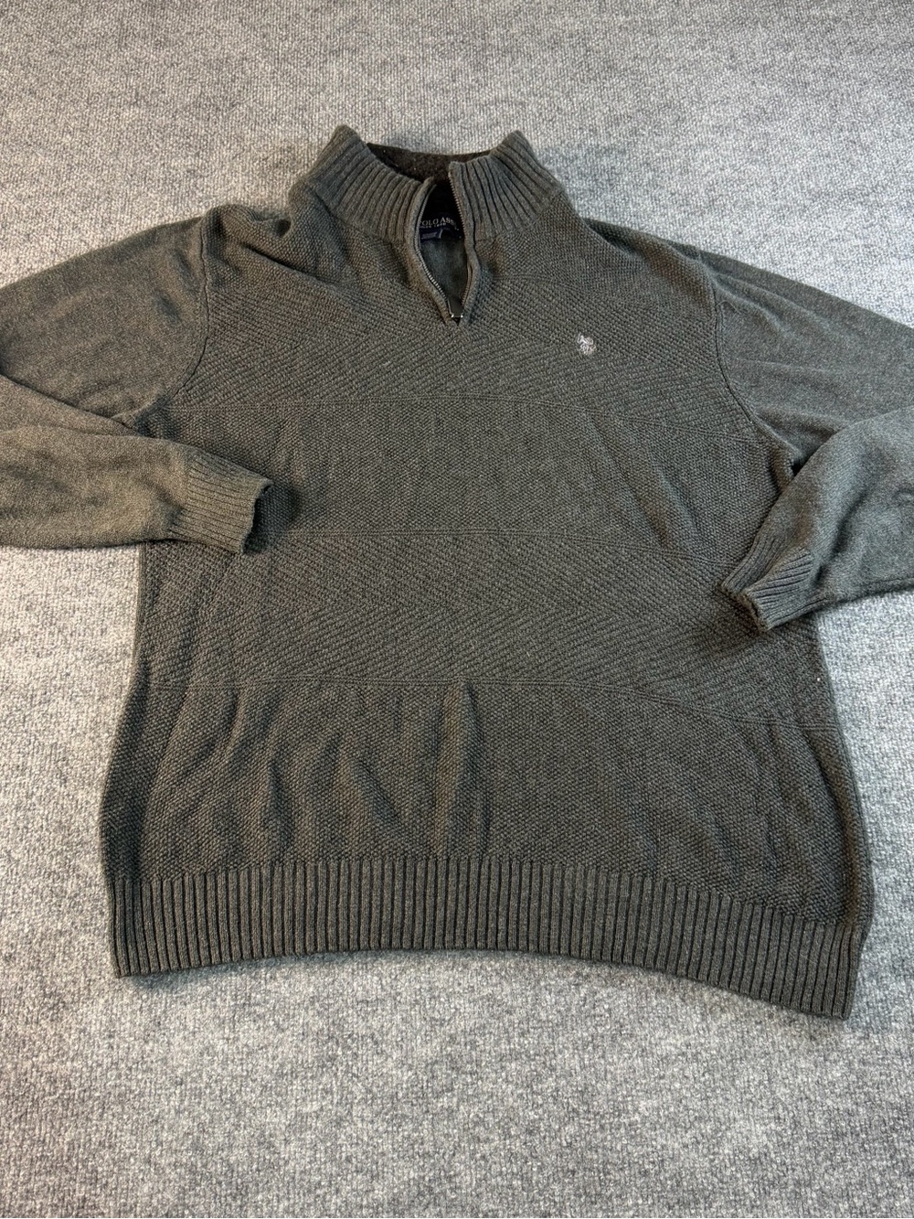 🐎 US Polo Assn Quarter Zip Sweater — Sz XL 🍂